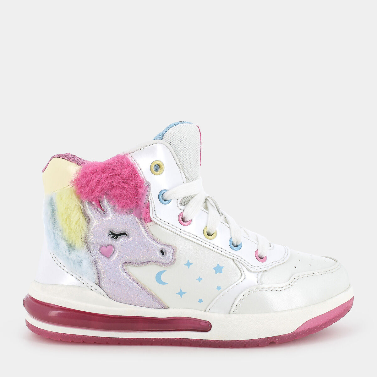 Sportive Geox da Bambina, bianco
