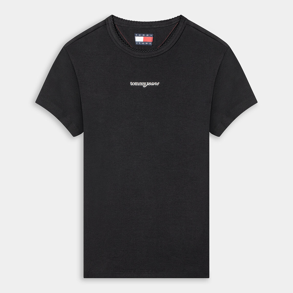 T-shirt Tommy Jeans da Donna, nero