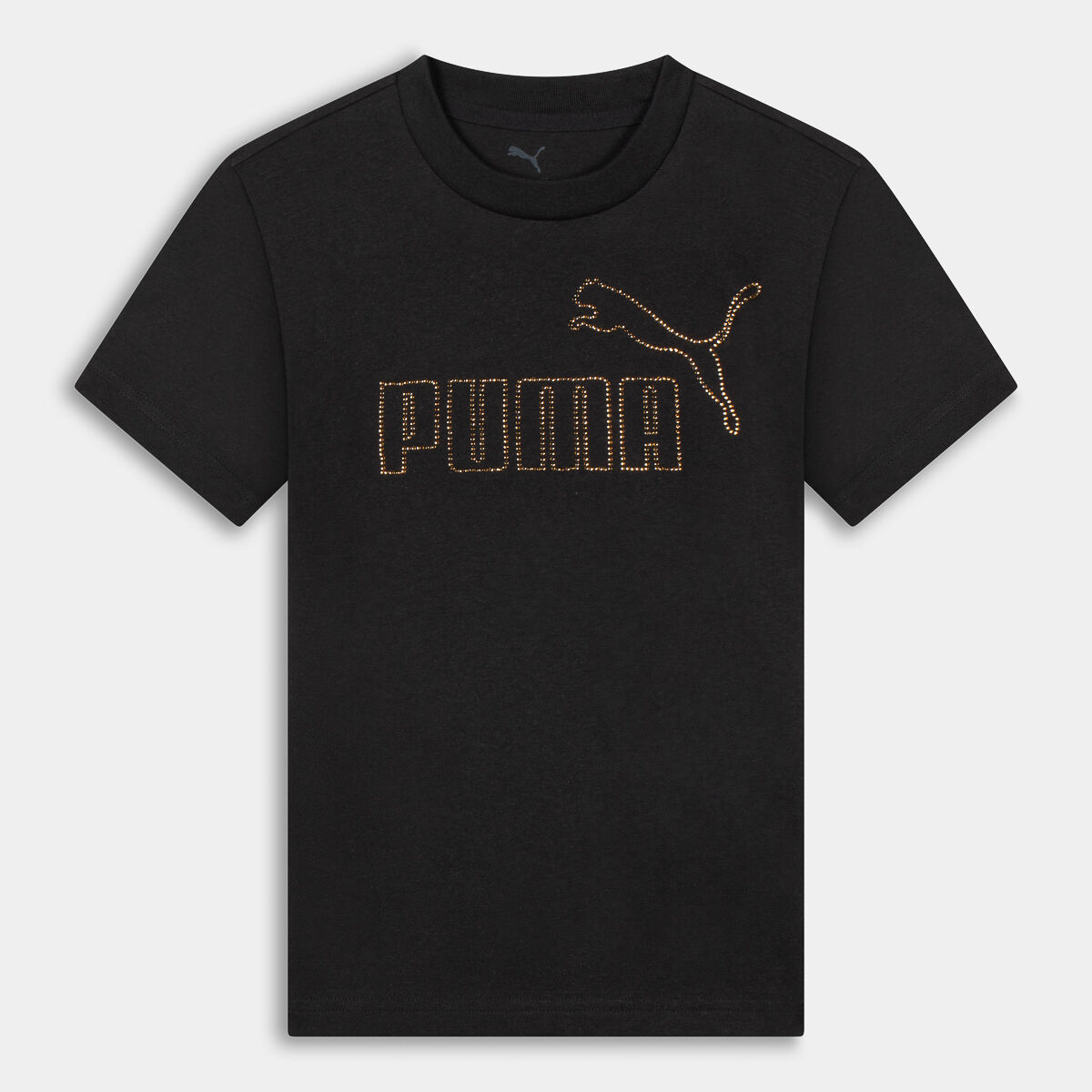 T-shirt Puma da Bambina, nero