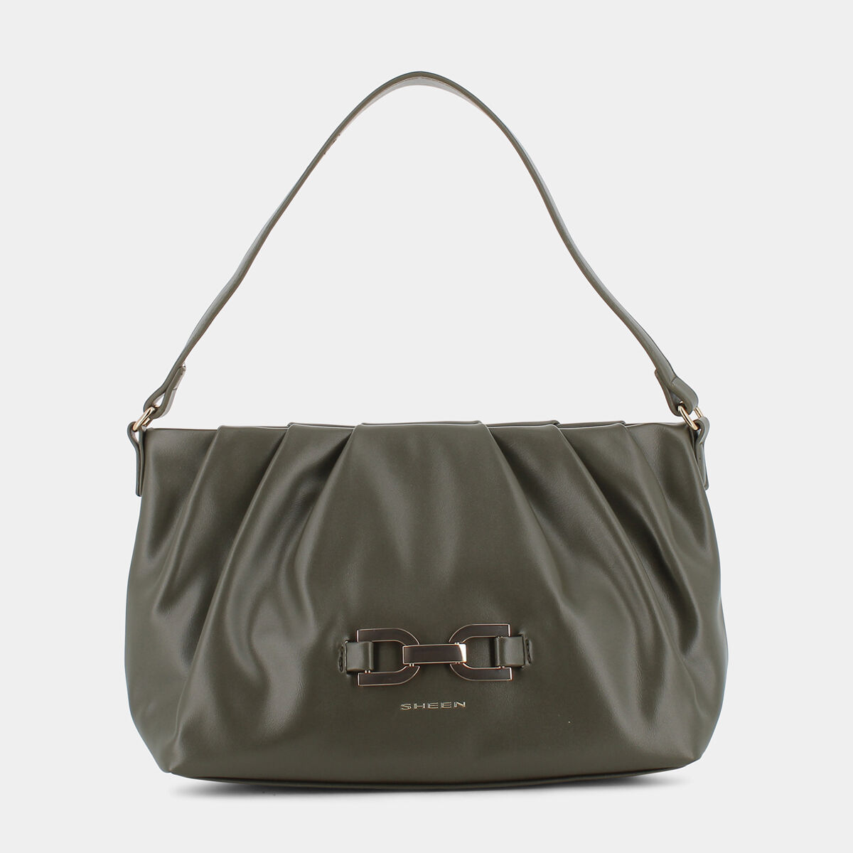 Clutch Sheen da Donna, verde
