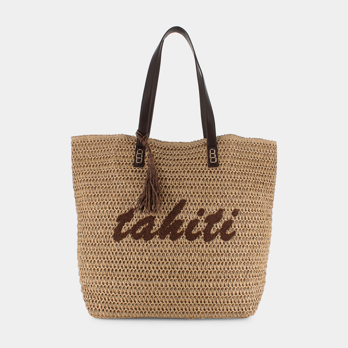Borsa Mare Sheen da Donna, beige