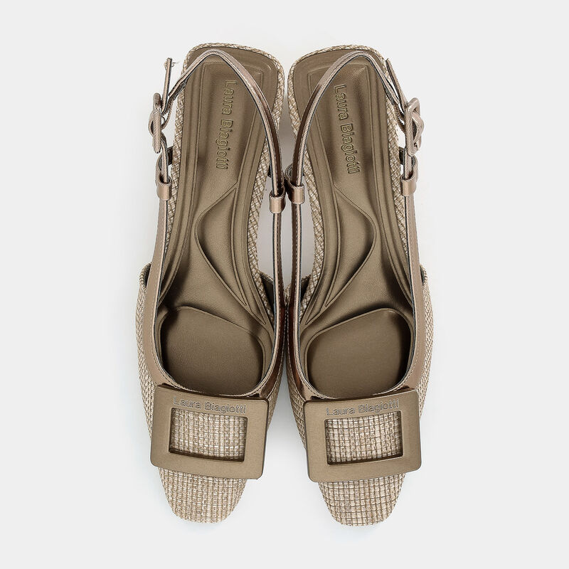 null da LAURA B 8990 RAFFIA BROWN E25, 37 | null LAURA BIAGIOTTI
