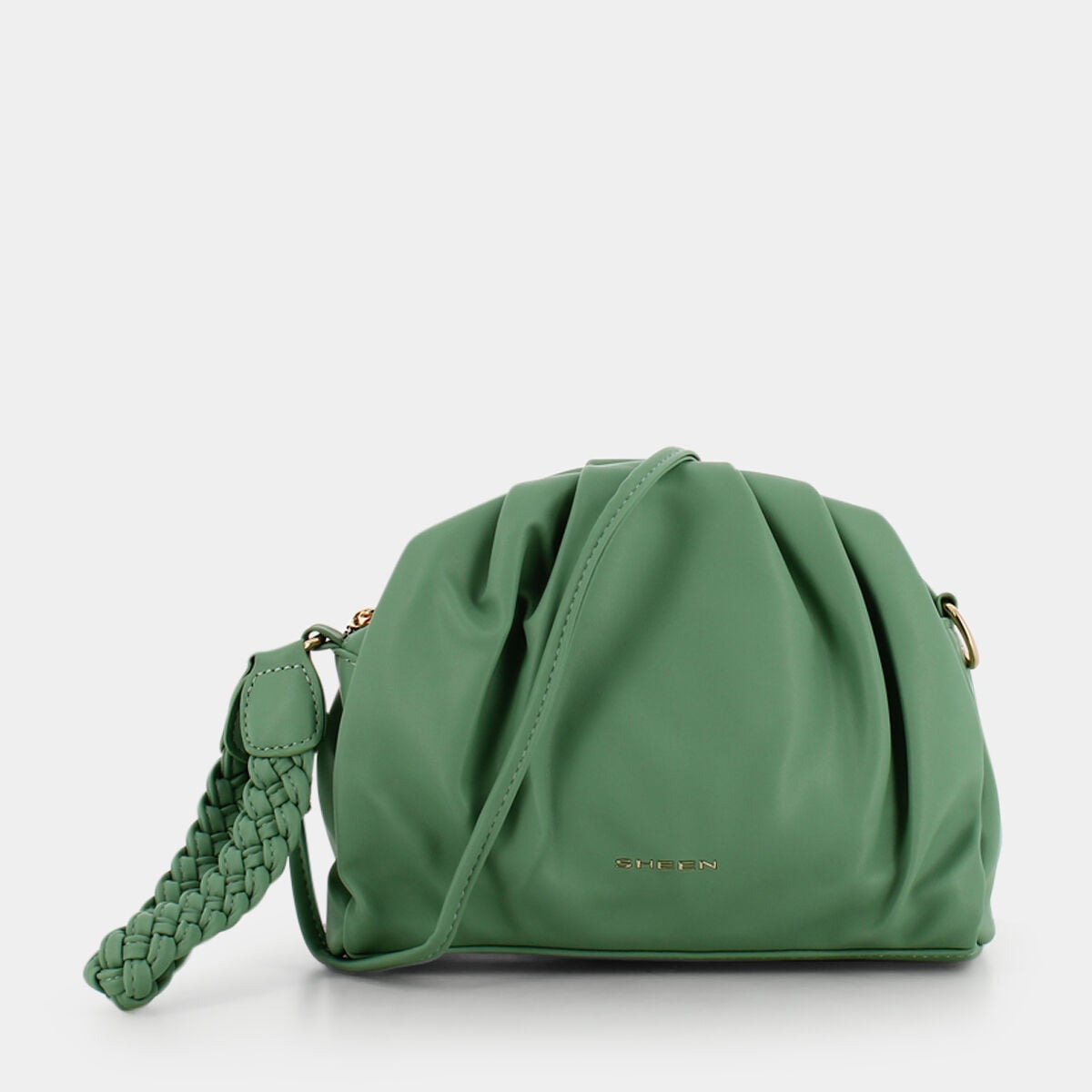 Clutch Sheen da Donna, verde
