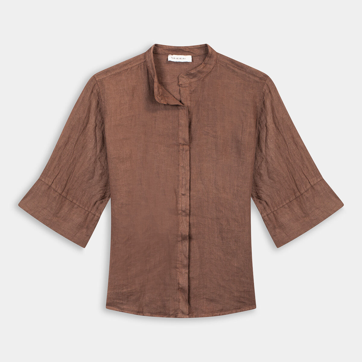 T-shirt Sheen da Donna, marrone