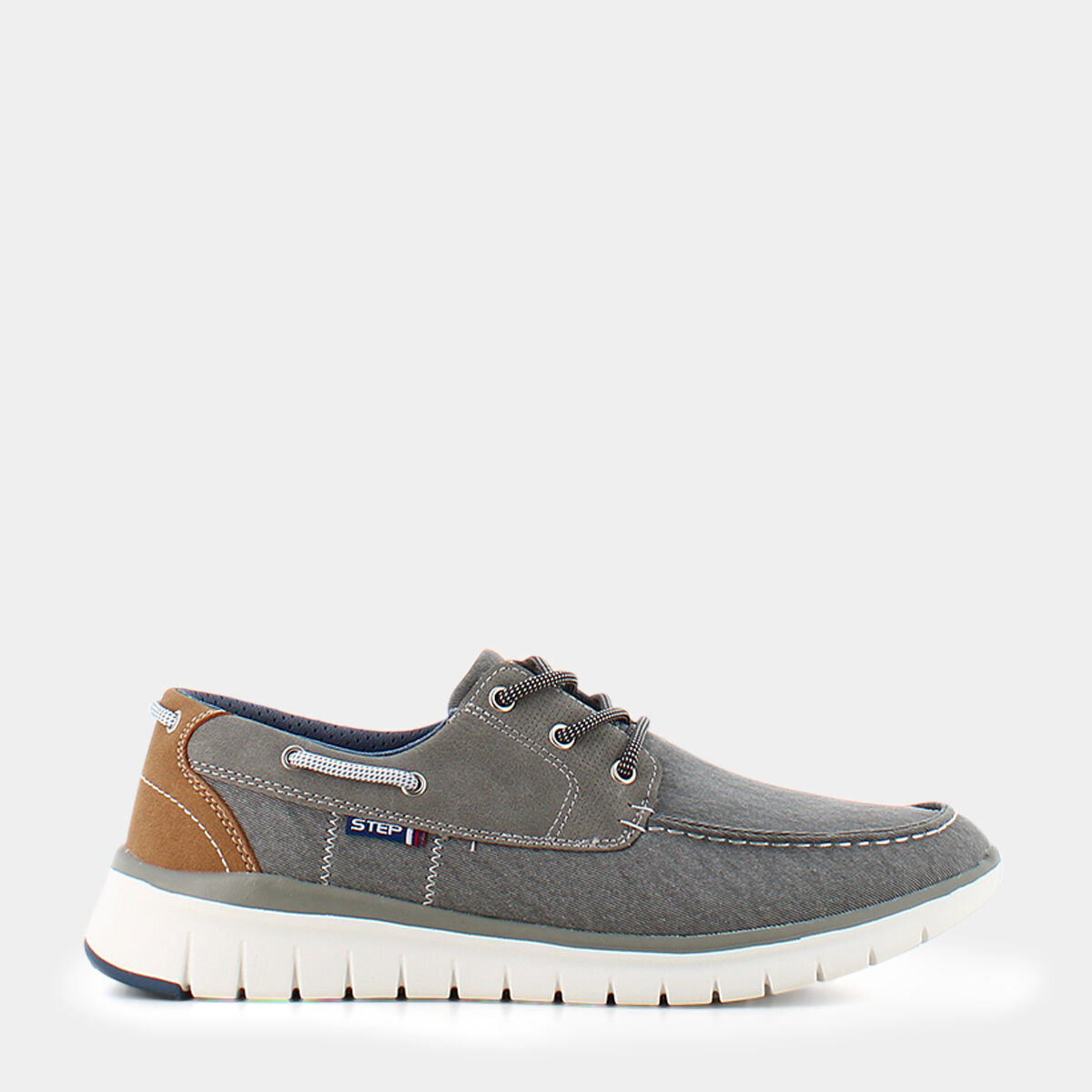 Stringate Step By Step da Uomo, grigio