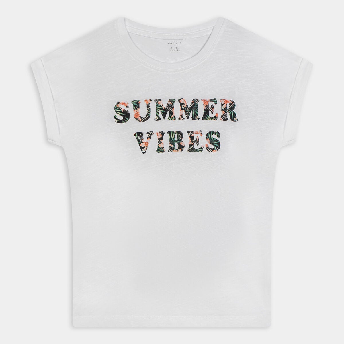 T-shirt Name It da Bambina, bianco