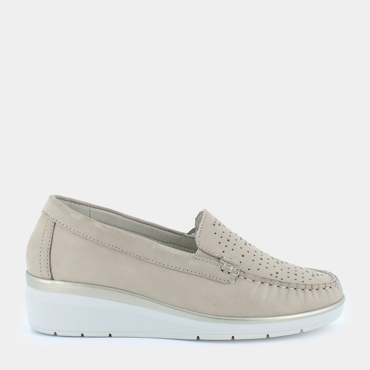 Mocassini Comodia da Donna, beige