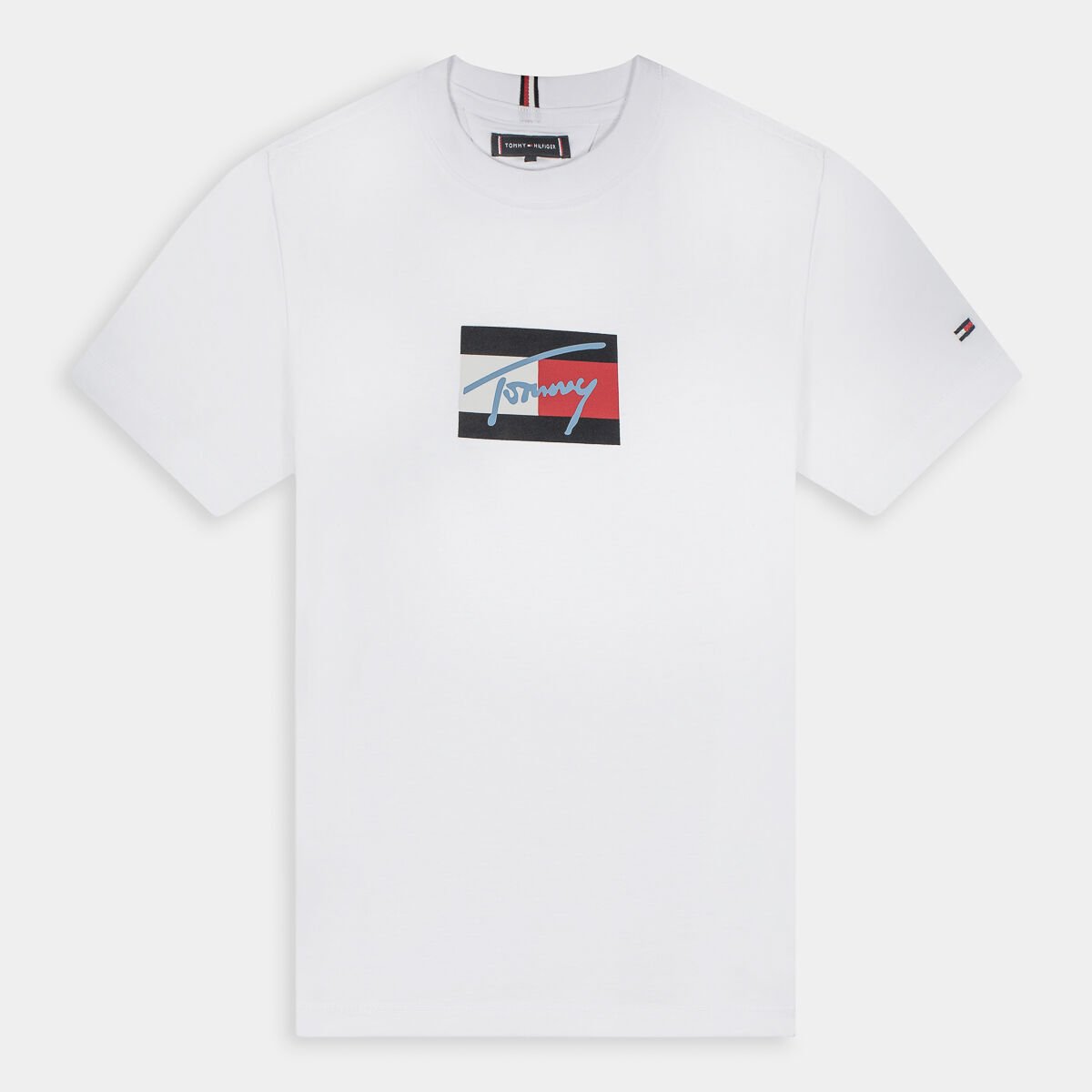 T-shirt Tommy Hilfiger da Bambino, bianco