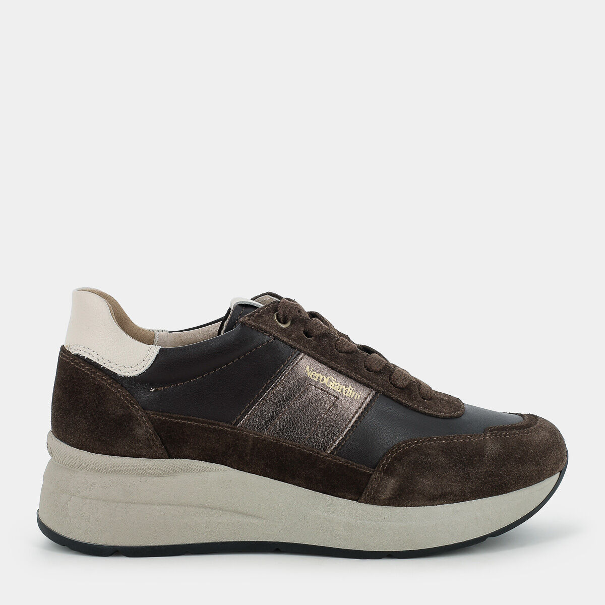 Sneakers Nero Giardini da Donna, marrone