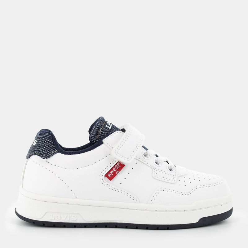 Scarpe Da Ginnastica Unisex Levi's Avenue Per Bambini E Ragazzi – Colore Bianco/Navy