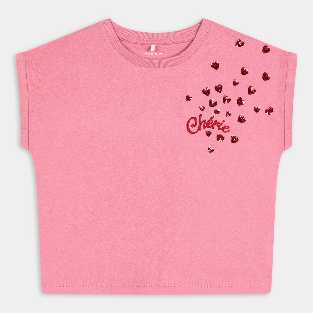 T-shirt Name It da Bambina, rosa