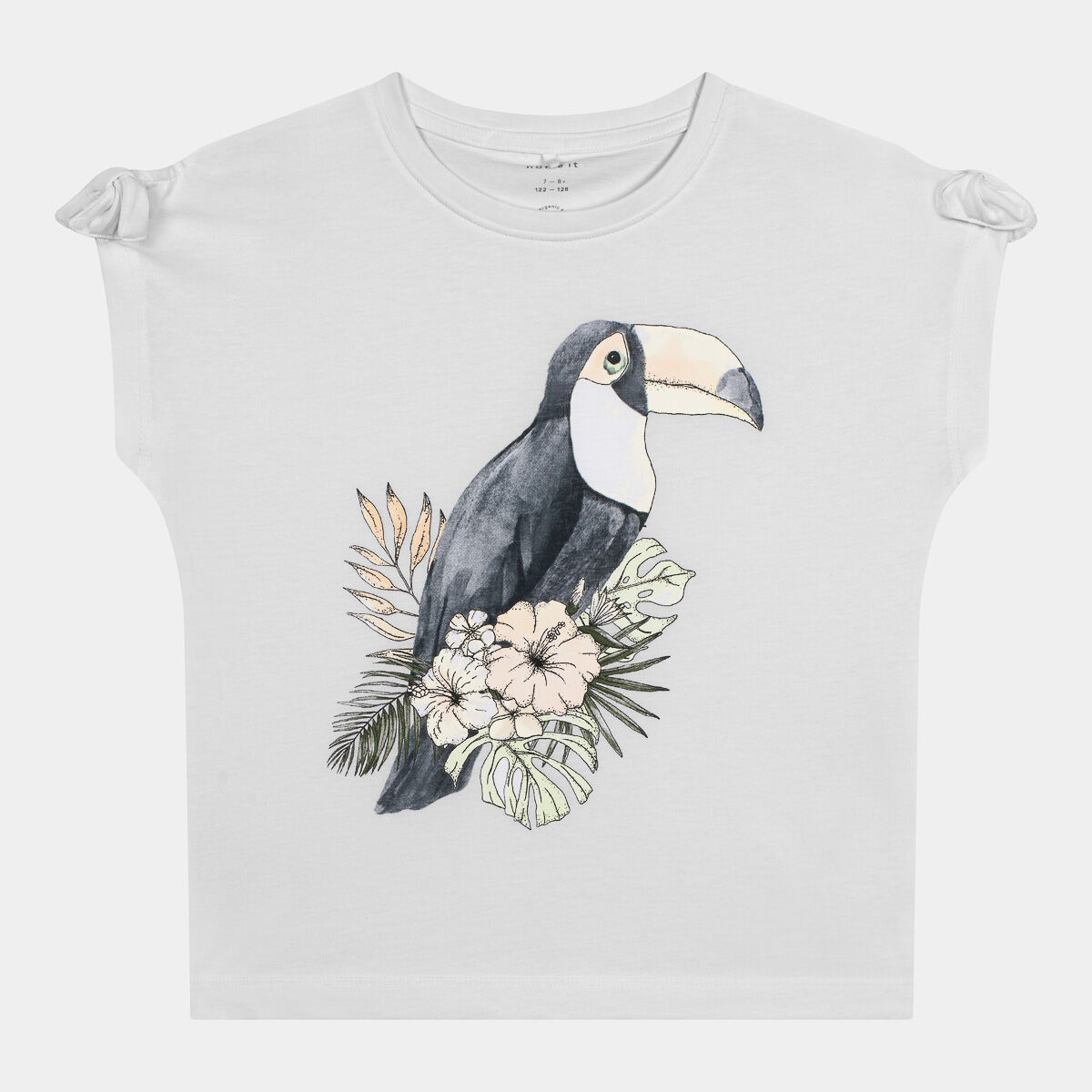 T-shirt Name It da Bambina, bianco