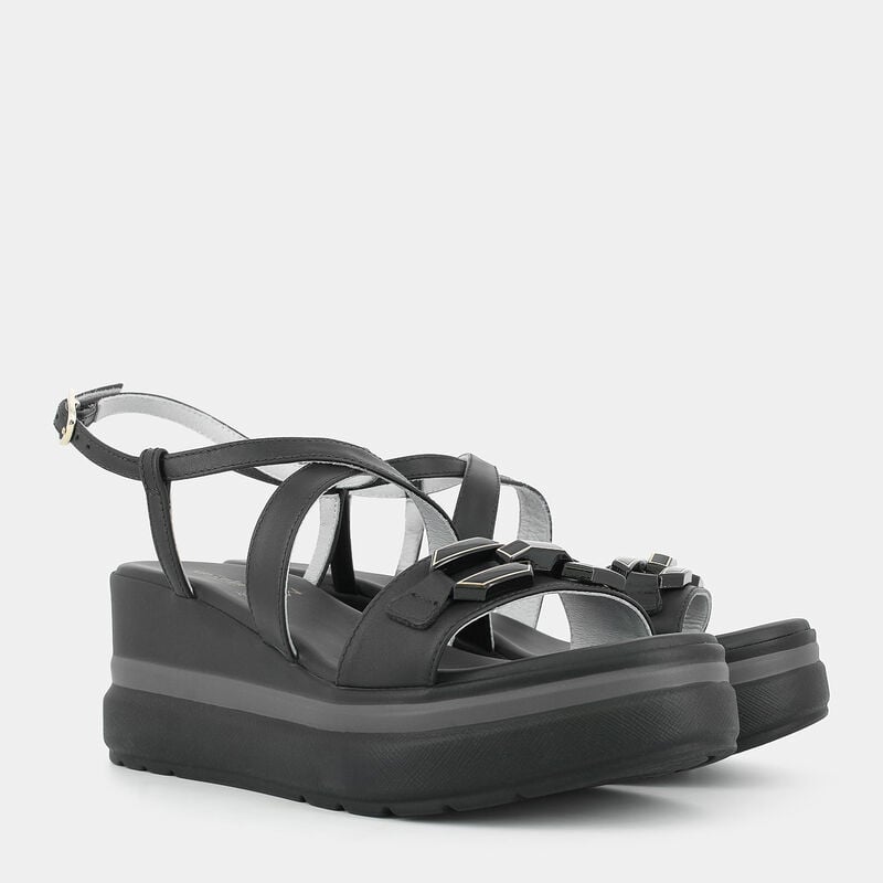 SCARPE da DONNA | SANDALI NERO GIARDINI