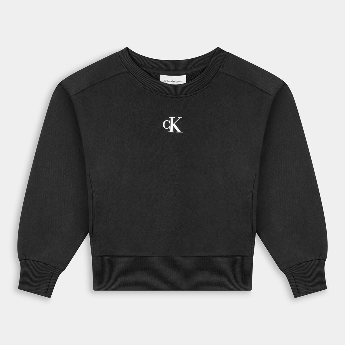 Maglie E Felpe Calvin Klein Jeans da Bambina, nero