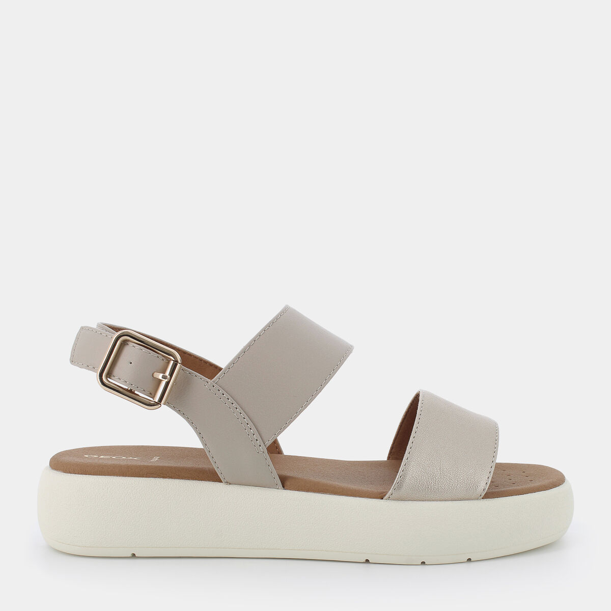 Geox, Sandali Donna, Argento (Argento), 41 EU : Geox