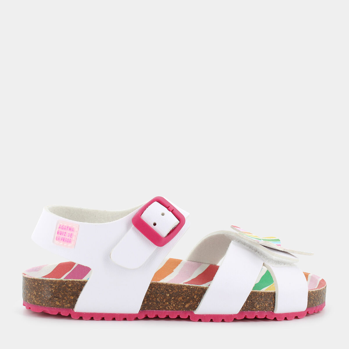Sandali Agatha Ruiz De La Prada da Bambina, bianco