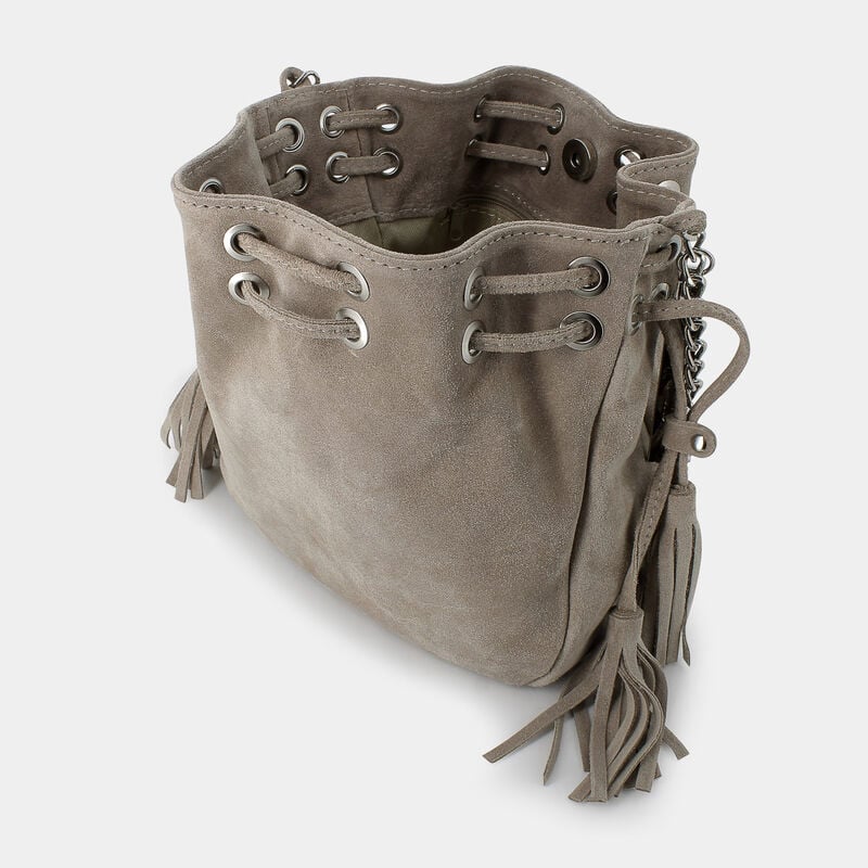 E25 da PATTI D AM | 10 CAMOSCI TAUPE E25 PATTI DI LUNA