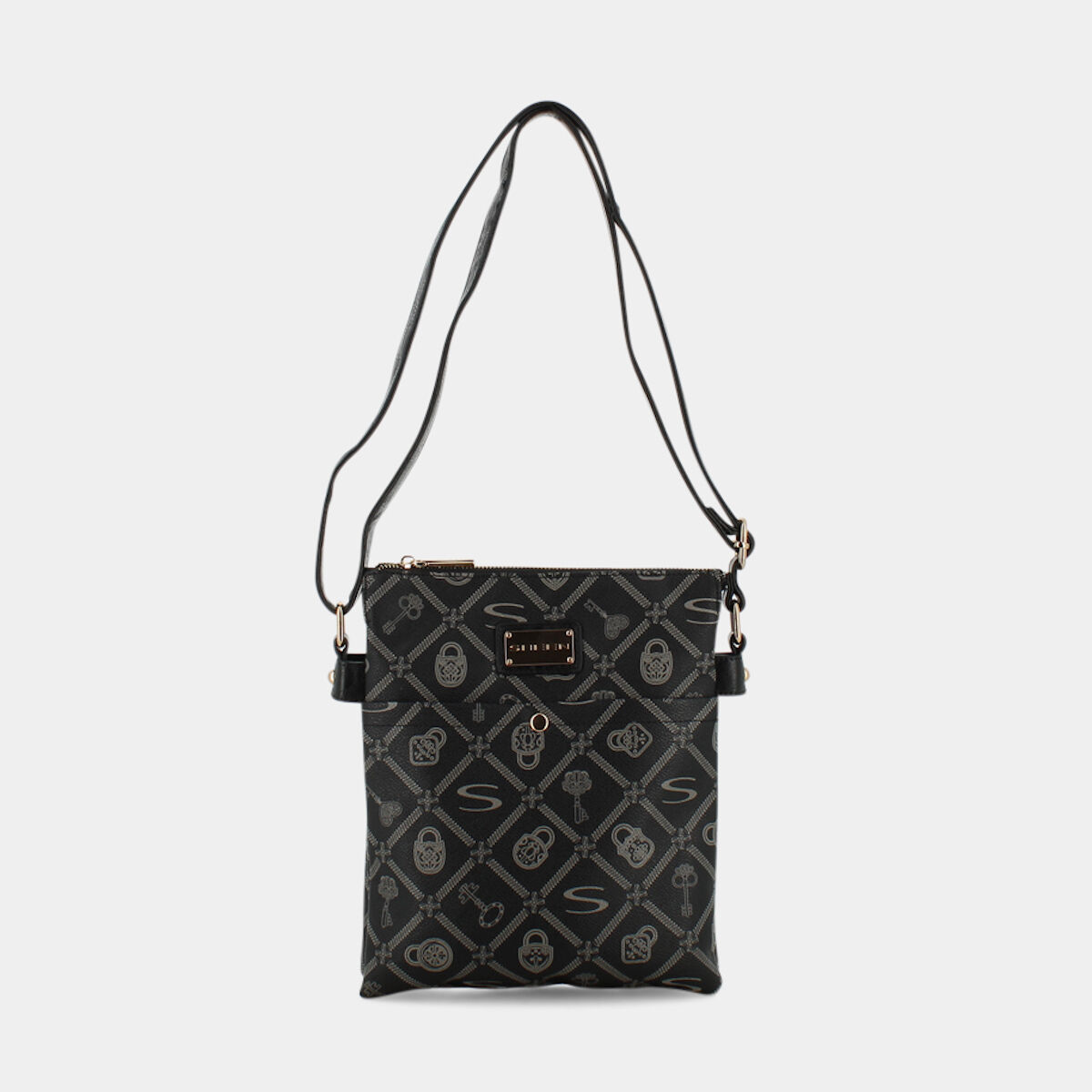 Tracolle Sheen da Donna, nero
