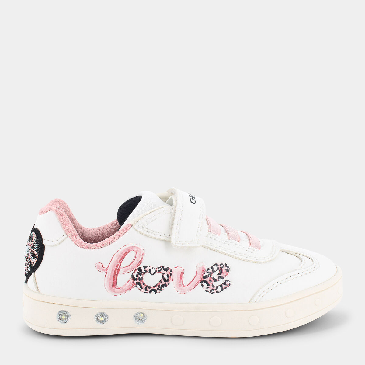 Sportive Geox da Bambina, bianco