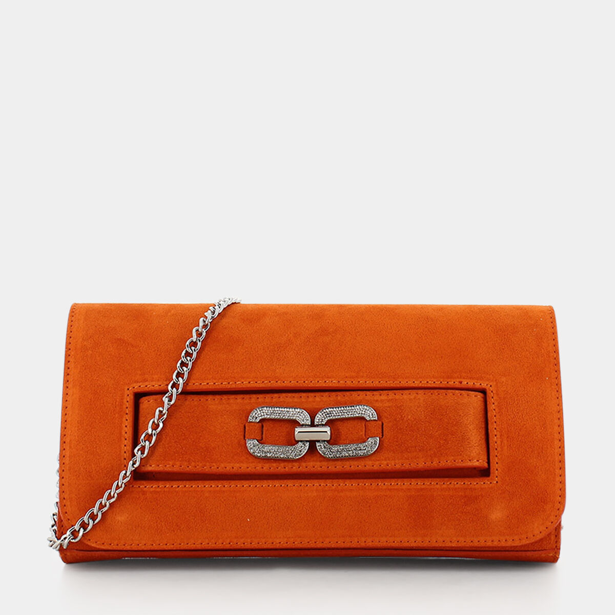 Clutch Patti Di Luna da Donna, arancio