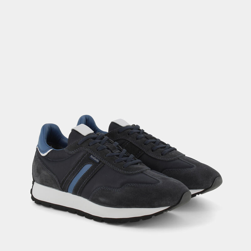 SNEAKERS DA UOMO NERO GIARDINI - BLU - E3 02820 U-200 Online a