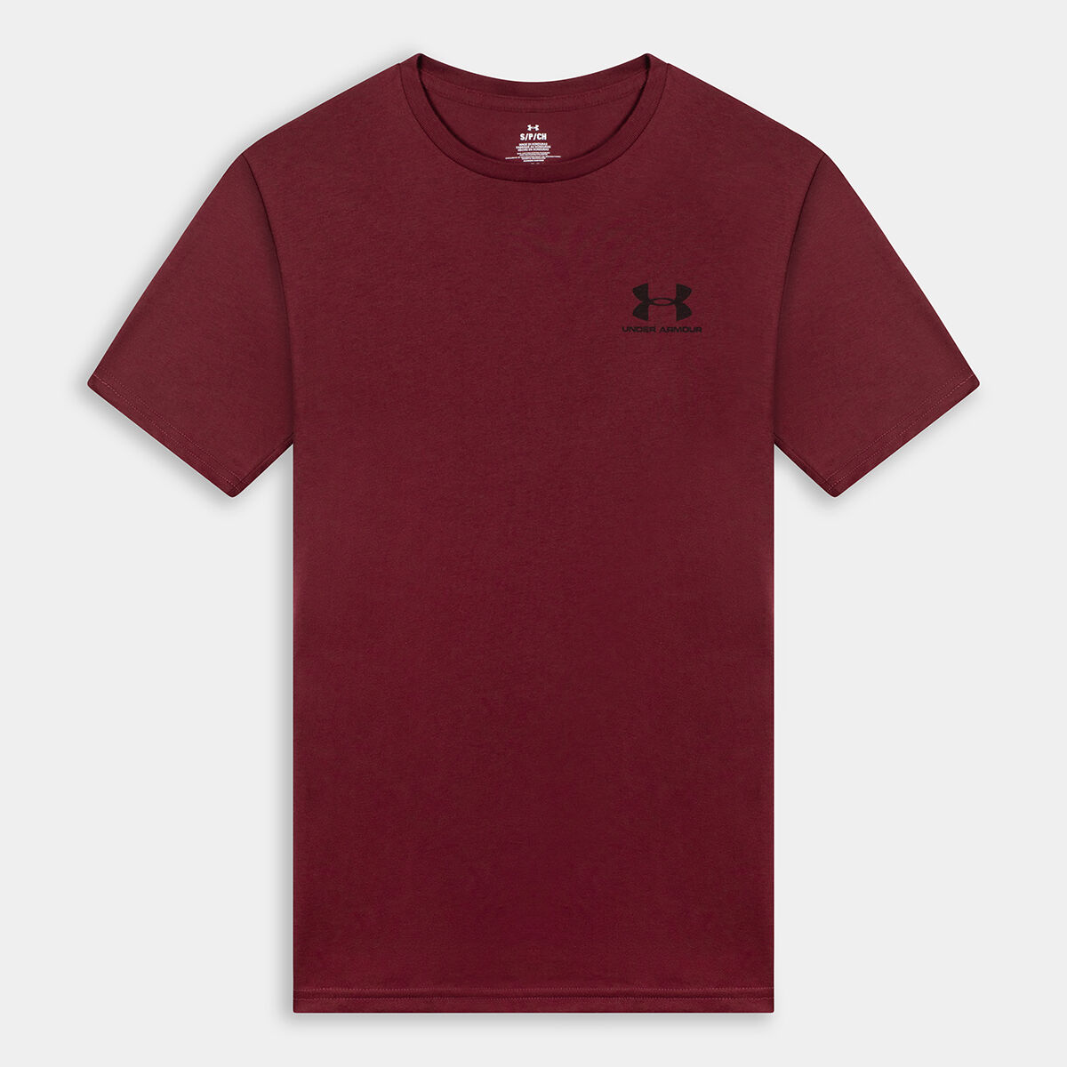 T-shirt Under Armour da Uomo, bordeaux