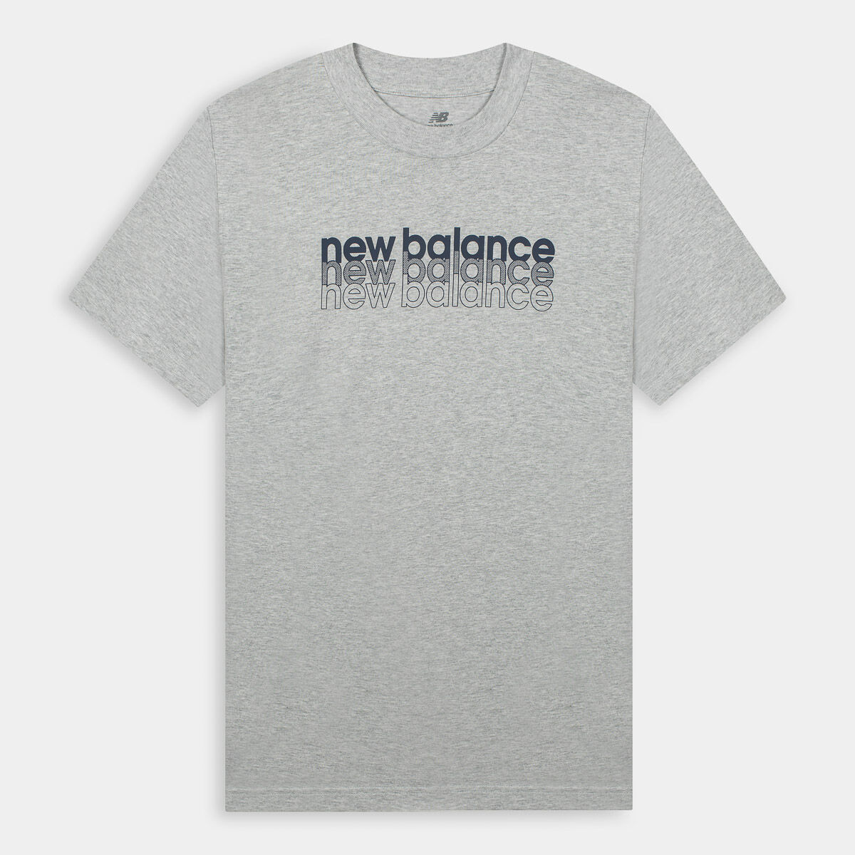 T-shirt New Balance da Uomo, grigio