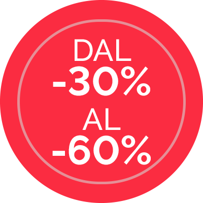 Saldi dal-30% al-60%